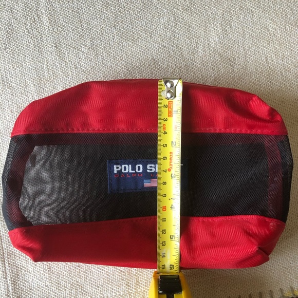 Ralph Lauren Polo sport  vintage red toiletry bag - Picture 8 of 8